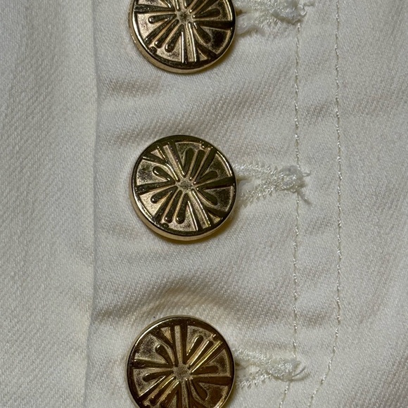 Lilly Pulitzer South Ocean High Rise Straight Leg Jean Lemon Meringue Size 8 NWT - Picture 9 of 16